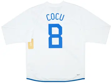 2006-08 Netherlands Away L/S Shirt Cocu #8 (XL)