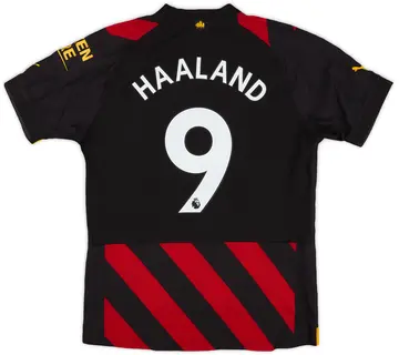 2022-23 Manchester City Authentic Away Shirt Haaland #9 (M)