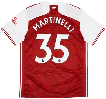 2020-21 Arsenal Home Shirt Martinelli #35 (L)