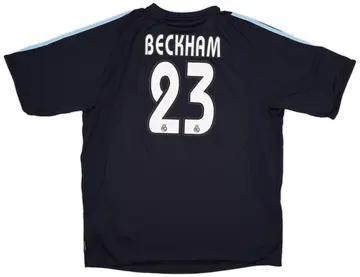 2003-04 Real Madrid Away Shirt Beckham #23 (XL)