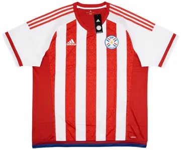 2015 Paraguay Player Issue Copa America Home Shirt (XXL)