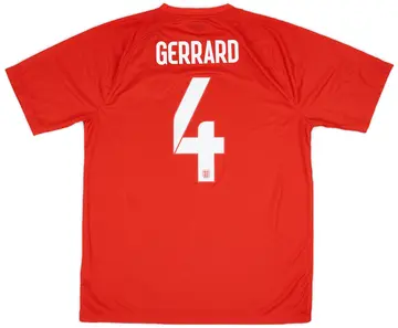 2014-15 England Away Shirt Gerrard #4 (L)