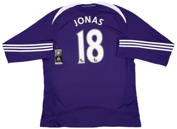2008-09 Newcastle United Away L/S Shirt Jonas #18 (XXL)