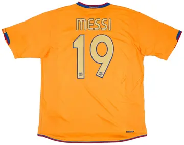 2006-08 Barcelona Away Shirt Messi #19 (XL)