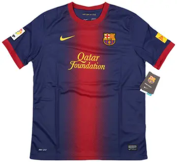 2012-13 Barcelona Home Shirt (XL.Boys)