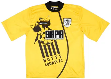 1995-97 Notts County Away Shirt - 10/10 - (L)