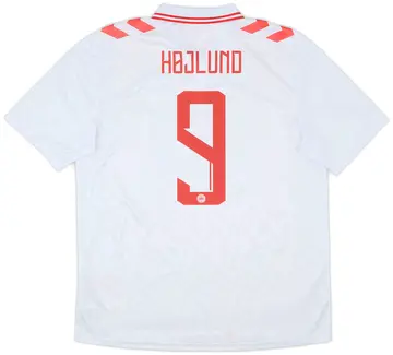 2024 Denmark Away Shirt Hojlund #9 - 10/10 - (L)
