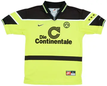 1997-98 Borussia Dortmund Home Shirt - 10/10 - (L.Boys)