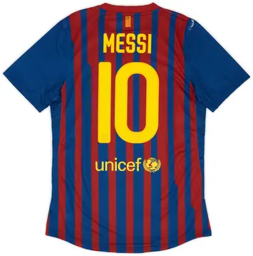 2011-12 Barcelona Player Issue Home Shirt Messi #10 (M)