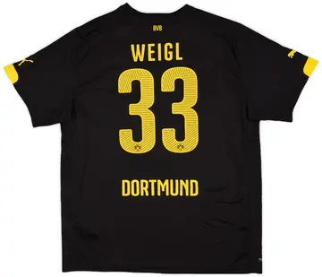 2014-16 Borussia Dortmund Away Shirt Weigl #33 (XL)
