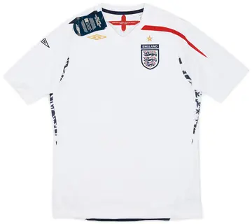 2007-09 England Home Shirt (XL.Boys)