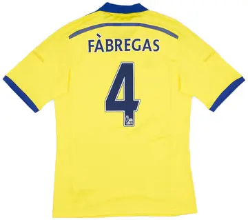 2014-15 Chelsea Away Shirt Fabregas #4 (M)