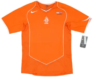2004-06 Netherlands Home 'vs Latvia" Shirt (S)