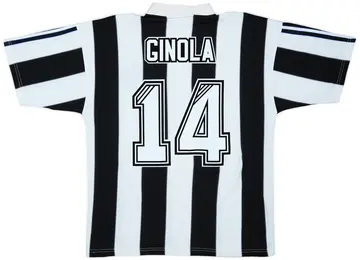 1995-97 Newcastle Home Shirt Ginola #14 - 10/10 - (M)