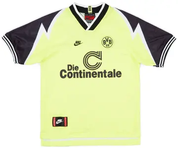 1995-96 Borussia Dortmund Home Shirt - 10/10 - (L.Boys)