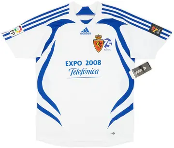 2007-08 Real Zaragoza Home Shirt (XL.Boys)