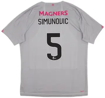 2019-20 Celtic Third Shirt Simunovic #5 (L)