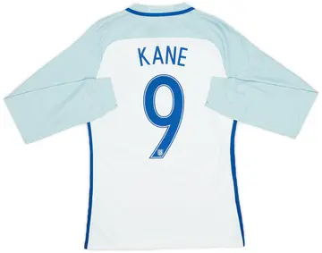 2016-17 England Player Issue Home L/S Shirt Kane #9 (M)