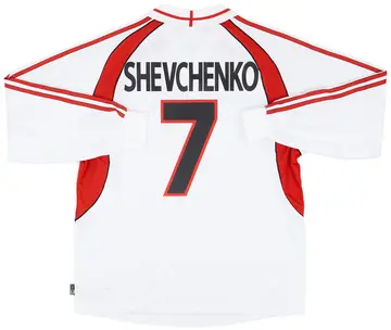 2000-02 AC Milan Away L/S Shirt Shevchenko #7 (XL)