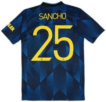 2021-22 Manchester United Third Shirt Sancho #25 - 10/10 - (S)