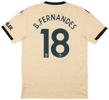2019-20 Manchester United Away Shirt B.Fernandes #18 (M)