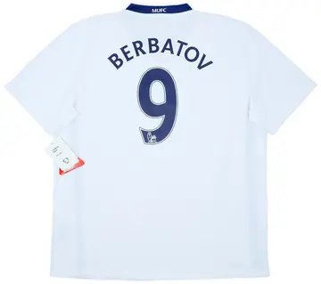 2008-10 Manchester United Away Shirt Berbatov #9 (XL)