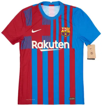 2021-22 Barcelona Authentic Home Shirt (S)