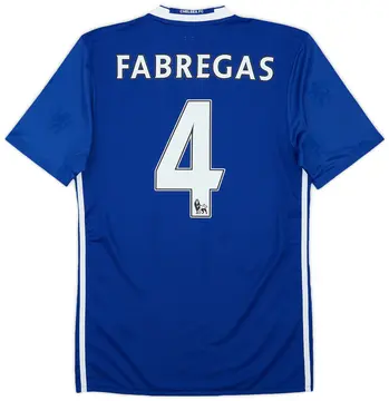 2016-17 Chelsea Player Issue Home Shirt Fabregas #4 (S/M)