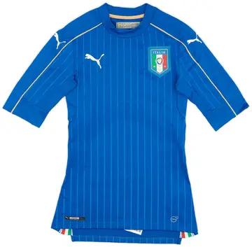 2016-17 Italy Player Issue (ACTV Fit) Home Shirt - 10/10 - (S)