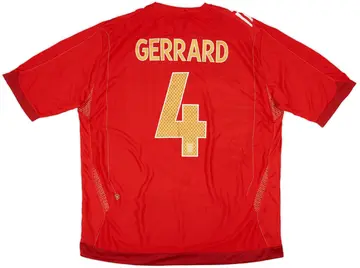 2006-08 England Away Shirt Gerrard #4 (XXL)
