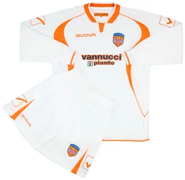2009-10 FC Pistoiese Away L/S Shirt & Shorts Kit (L)