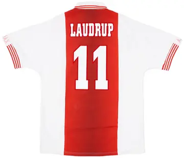 1997-98 Ajax Home Shirt Laudrup #11 (L)