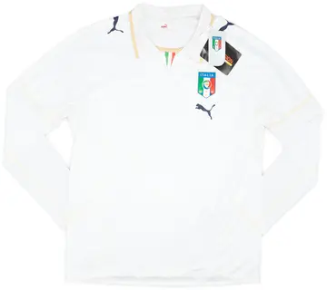 2007-08 Italy Player Issue Away L/S Shirt (XL)