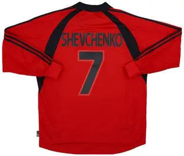 2001-02 AC Milan Third L/S Shirt Shevchenko #7 (XL)