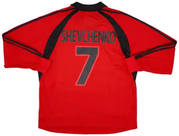 2001-02 AC Milan Third L/S Shirt Shevchenko #7 (XL)