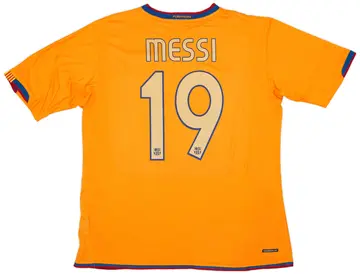 2006-08 Barcelona Away Shirt Messi #19 (L)