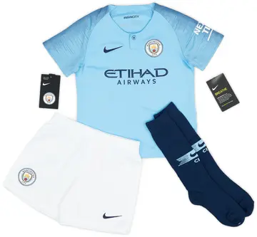 2018-19 Manchester City Home Full Kit (3-4 Years)