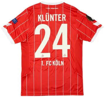 2017-18 FC Koln European Home Shirt Klunter #24 (S)