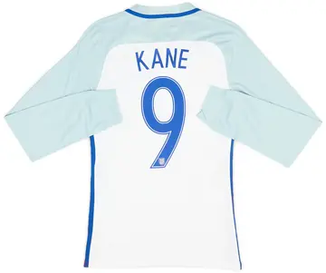 2016-17 England Player Issue Home L/S Shirt Kane #9 (S)