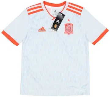 2018-19 Spain Away Shirt (S.Boys)