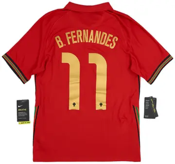 2020-21 Portugal Home Shirt B.Fernandes #11 (S)