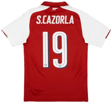 2017-18 Arsenal Home Shirt S.Cazorla #19 (XS)