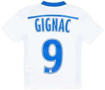 2014-15 Olympique Marseille Home Shirt Gignac #9 (7-8 Years)