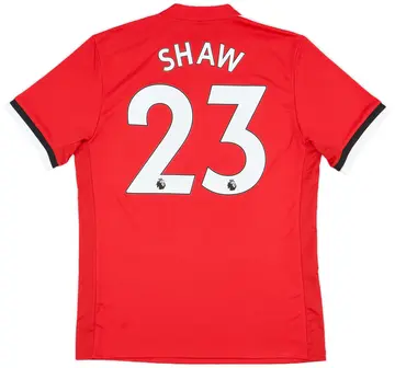 2017-18 Manchester United Home Shirt Shaw #23 (M)