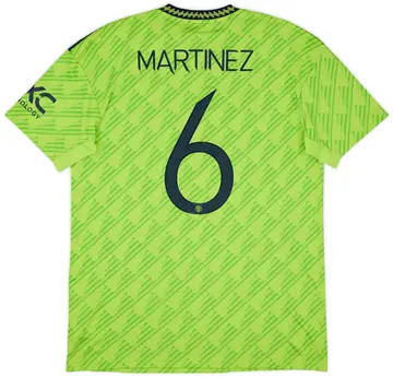 2022-23 Manchester United Third Shirt Martinez #6 (L)