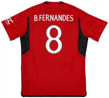 2023-24 Manchester United Authentic Home Shirt B.Fernandes #8 - 10/10 - (XL)