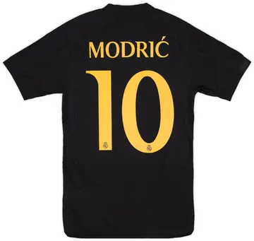 2023-24 Real Madrid Authentic Third CL Shirt Modric #10 (XS)