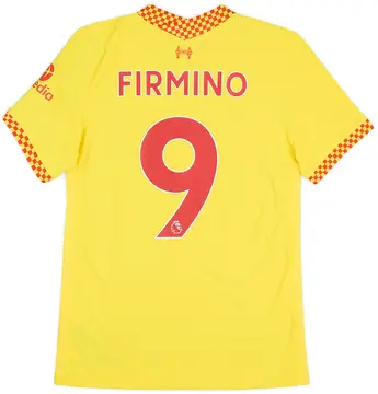 2021-22 Liverpool Authentic Third Shirt Firmino #9 - 10/10 - (S)