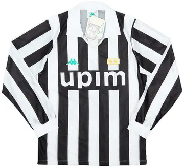 1989-90 Juventus Basic Home L/S Shirt (S)
