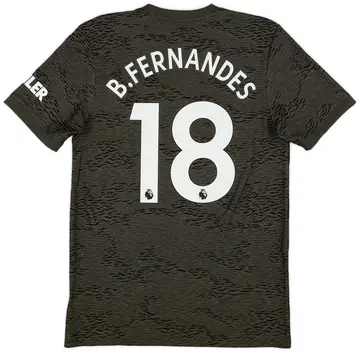 2020-21 Manchester United Away Shirt B.Fernandes #18 - 10/10 - (M)